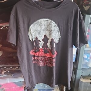 🌟3/$25🌟 Stranger Things  Black T-Shirt Mens X Large